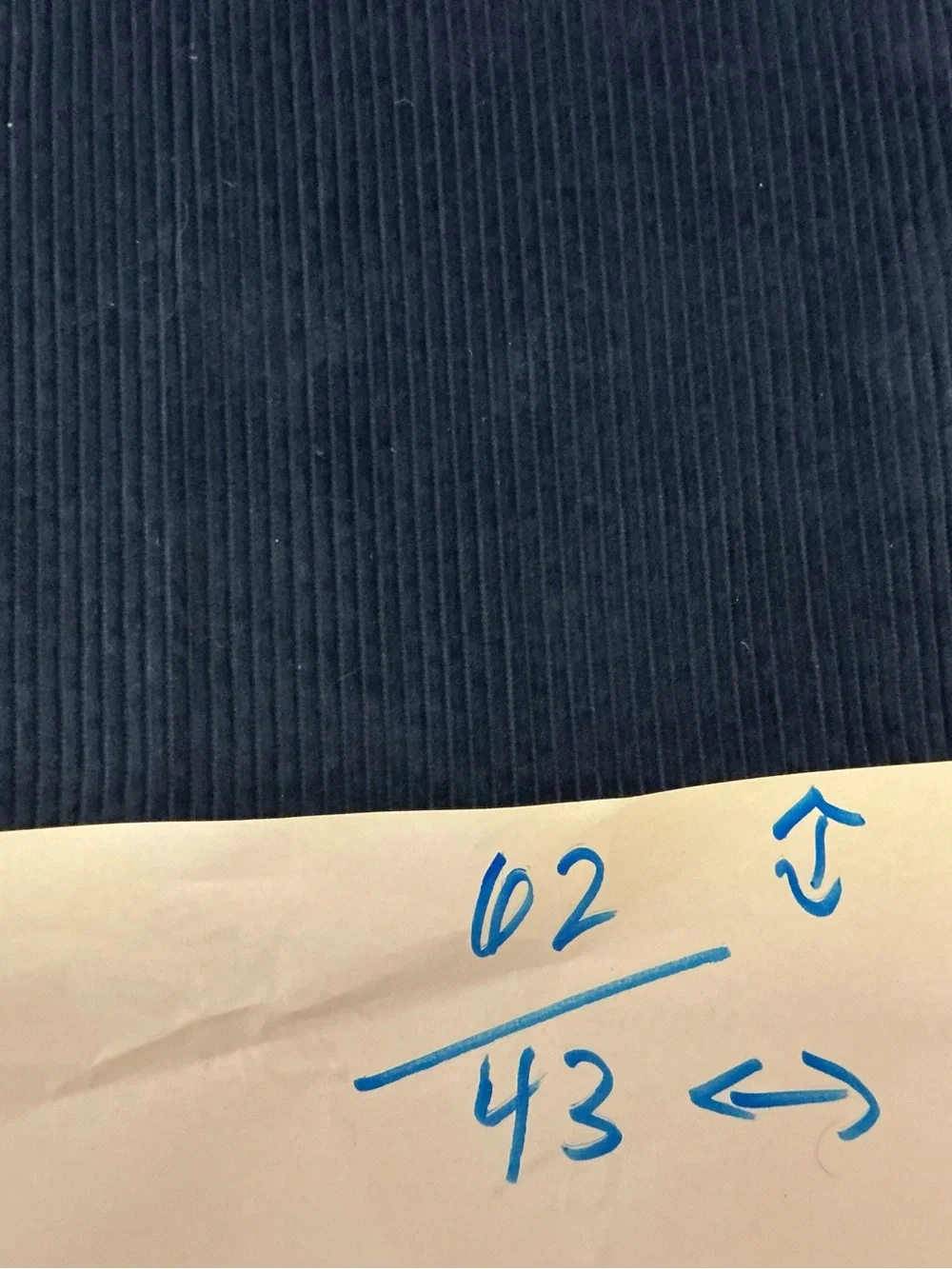 EUC Navy Blue Pottery Barn Corduroy Drapes x4